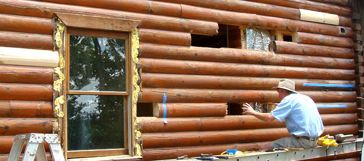 Log Home Repair Dickenson County, Virginia
